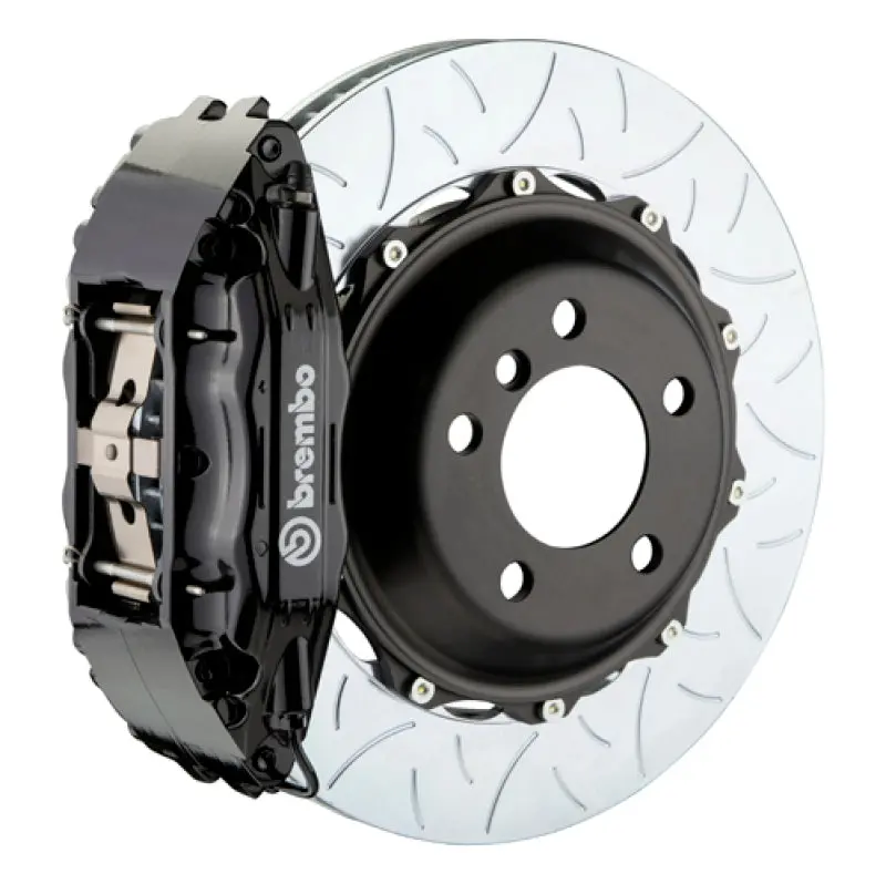 Brembo Gt Big Brake Kit For 2001–2007 Mercedes-Benz C-Class (Incl. Amg) – Front, 355X32Mm Slotted Rotors, 6-Piston Calipers 1