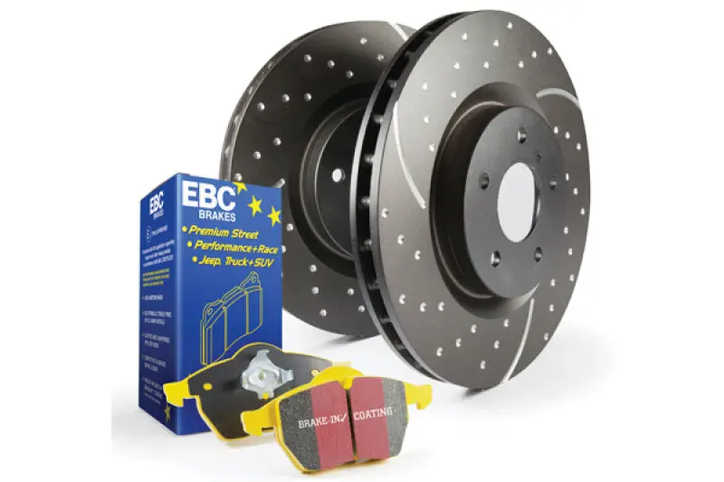 Ebc Yellowstuff Brake Pads And Gd Rotors Performance Kit 1