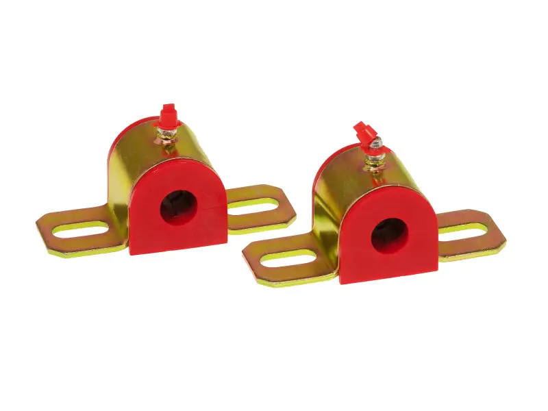 Prothane Greasable Sway Bar Bushings – 11/16" Id, Type B Bracket, Red 1