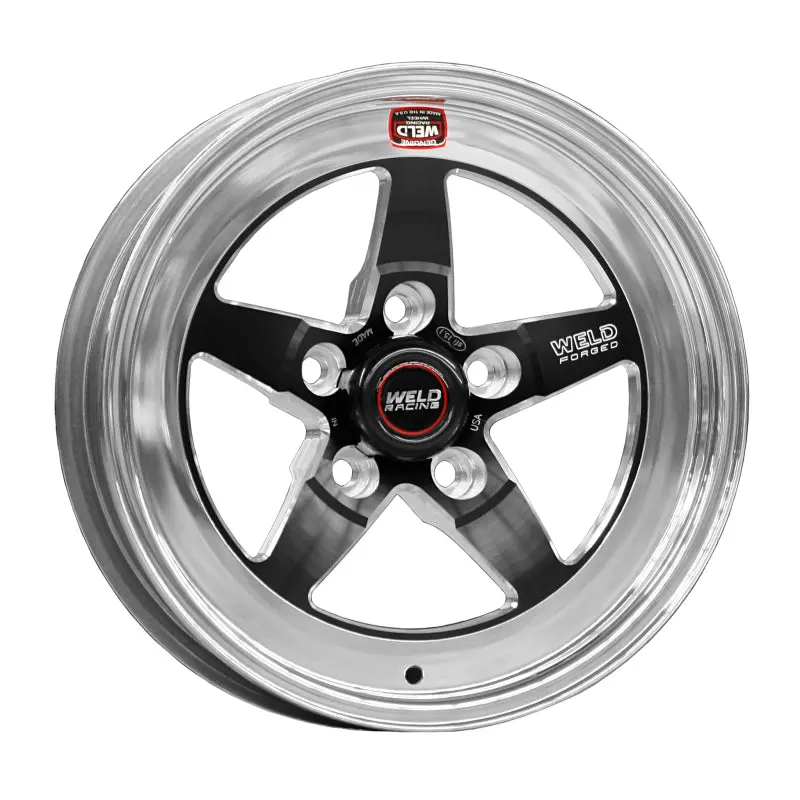 Weld S71 Medium-Pad Black Alloy Wheel: 15X9", 5X4.5", 6.5" Backspace — Non-Beadlock 1