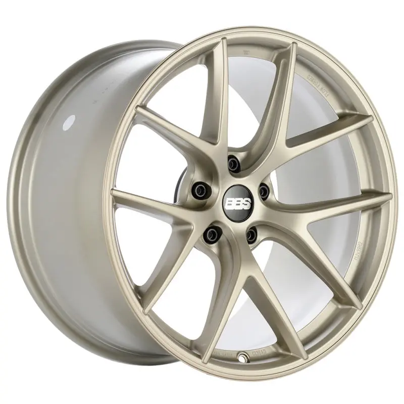 Bbs Ci-R Satin White-Gold Wheel – 19×11.5", Et54, Face 3 Design 1