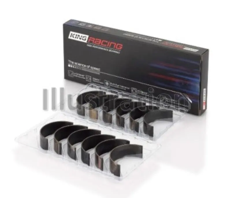 King Xp-Series Performance Rod Bearings For Buick V6 – 0.020" Oversize 1