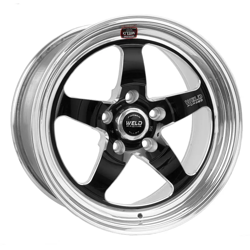Weld S71 18X12 / 5X4.75 Bp / 5.6In. Bs Black Wheel (High Pad) - Non-Beadlock 1