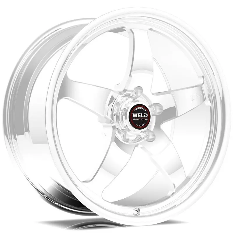 Weld S71 Polished Aluminum Wheel – 20X10", 5X115Mm Bolt Pattern, 4.8" Backspace, High-Pad Design 1