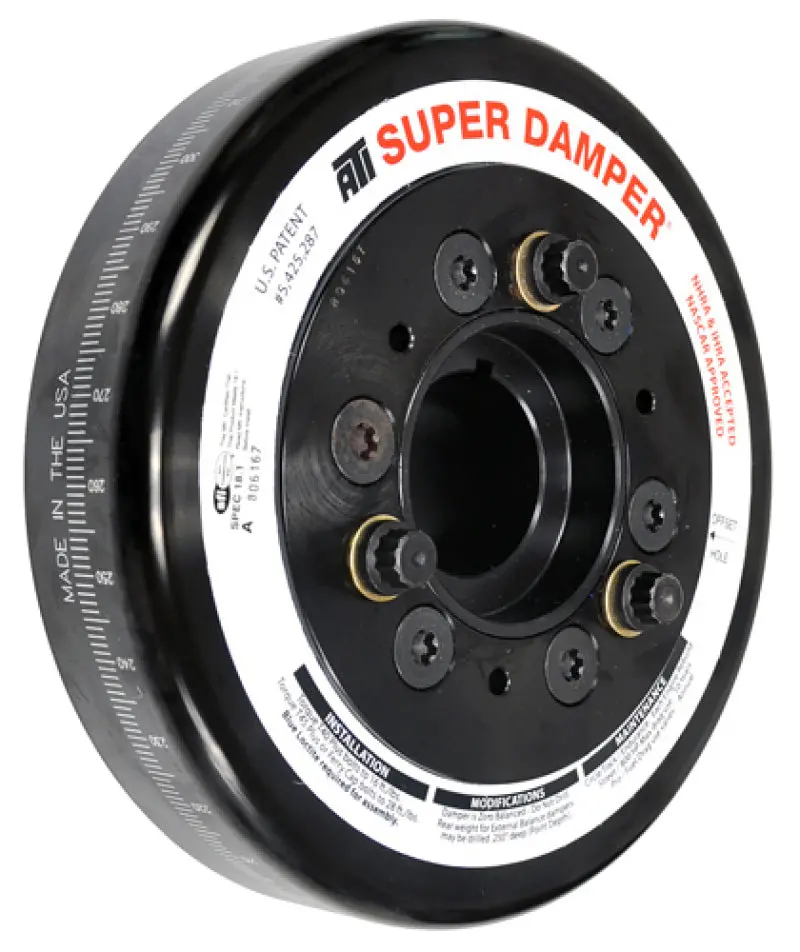 Ati Aluminum Harmonic Damper — 5.67″ Diameter, 3-Ring, Balanced For Ls1/Ls2/Ls3/Ls6 Engines (1997–2013) 1