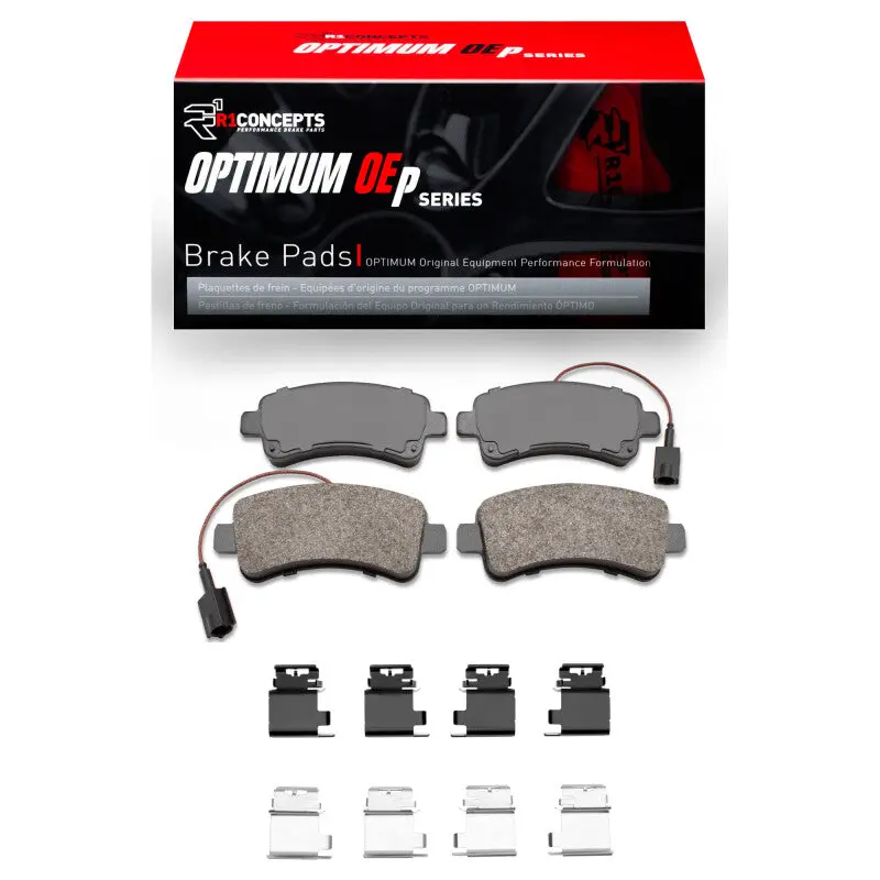 R1 Optimum Oe-Style Rear Brake Pad & Hardware Kit For 2014–2021 Ram Promaster 3500 1