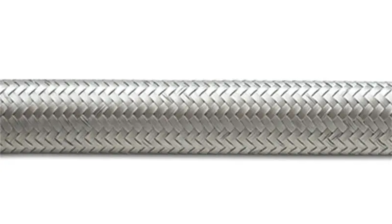 Vibrant Stainless Steel Braided -10 An Flex Hose – 0.56" Id, Sold By The 50-Foot Roll 1