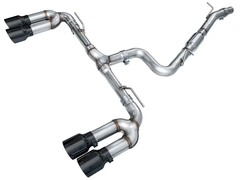 Awe Track Edition Exhaust System For 2022–2024 Audi 8Y S3 – Diamond Black Tip Finish 1