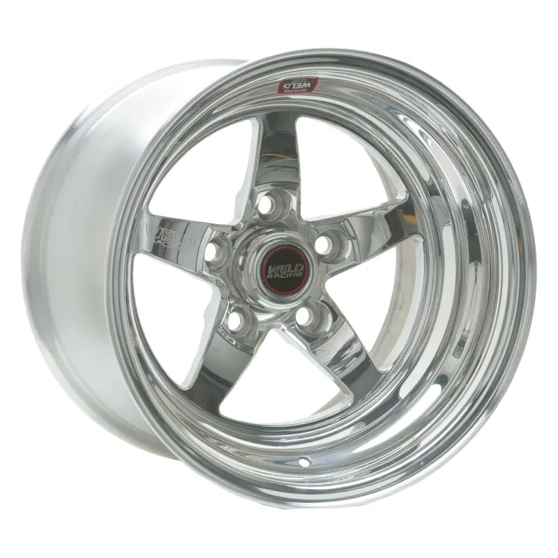 Weld S71 Polished Non-Beadlock Wheel – 15×4", 5×4.75", 1.5" Backspace, Medium Pad Finish 1