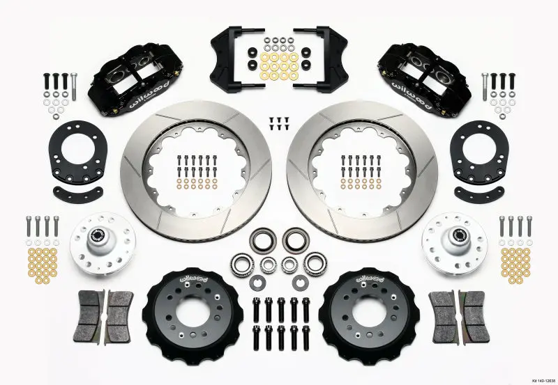 Wilwood Narrow Superlite 6R Front Hub Kit – 14" Rotor, Designed For 1965–1969 Mustang Drum Spindles 1