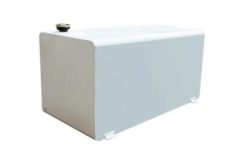 Deezee Universal Tanks - Short Rectangle White Steel 1