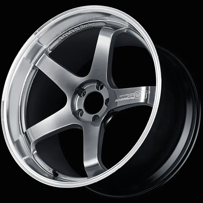 Advan Gt Premium Forged Wheel – 21X11", +5Mm Offset, 5X114.3, 73Mm Center Bore, Hyper Platinum Black Finish 1