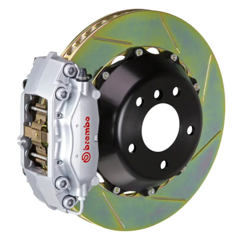 Brembo Gt Rear Brake Kit – 4-Piston Calipers With Slotted 345X28Mm Two-Piece Rotors For 2006–2011 Lexus Gs300 1