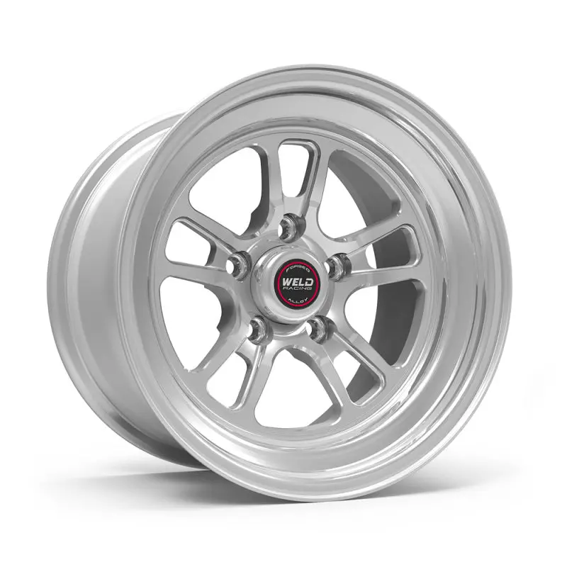 Weld S70 Rt-S Forged Aluminum Wheel – 15X10", 5X120.65, 5.5" Backspace – Polished Center & Shell 1