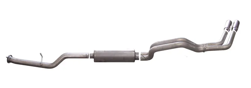 Gibson Stainless Steel Cat-Back Dual Exhaust System For 2007–2009 Chevrolet Silverado 2500 Hd Lt 6.0L V8 1