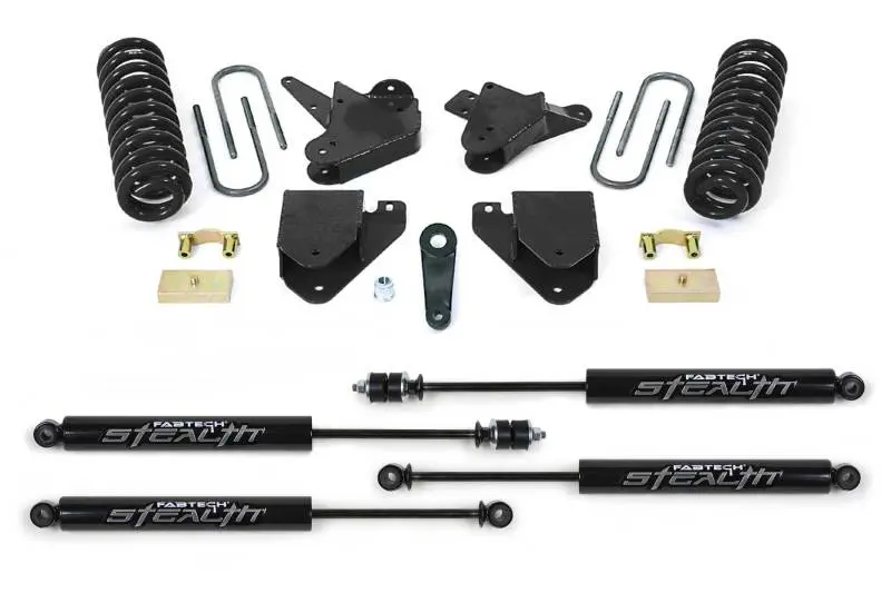 Fabtech 6-Inch Basic Lift System For 1999–2000 Ford F-250/F-350 2Wd (Gas & 6.0L Diesel) With Stealth Shocks 1