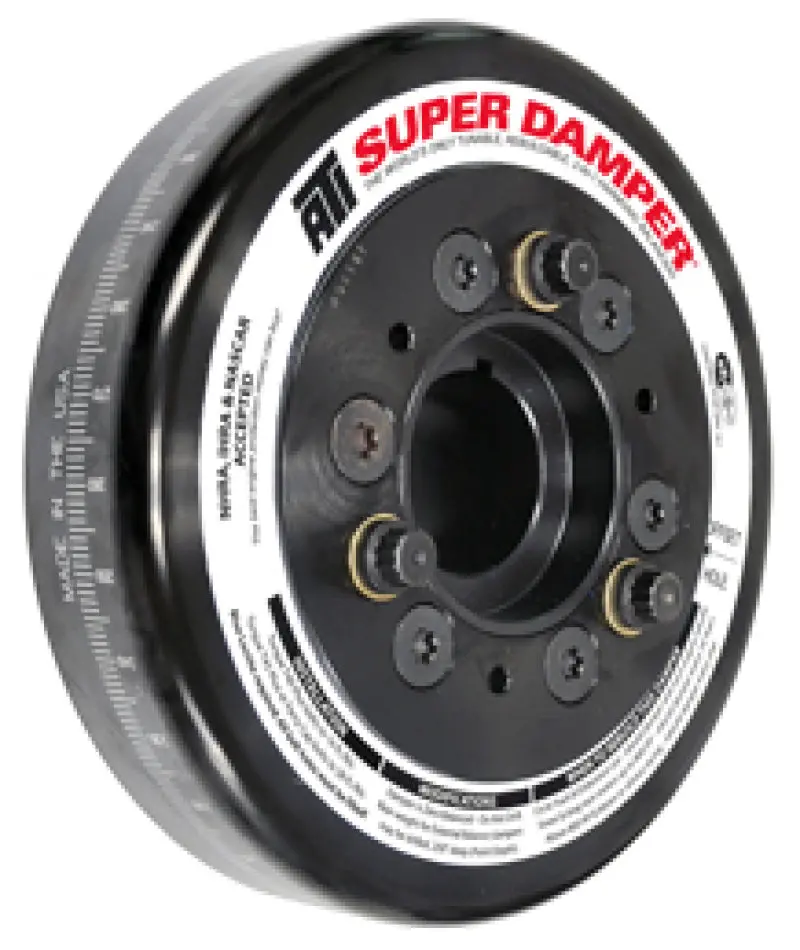 Ati Steel Harmonic Damper — 7.074″ Diameter, 3-Ring Design, Compatible With Pontiac V8 Engines 1