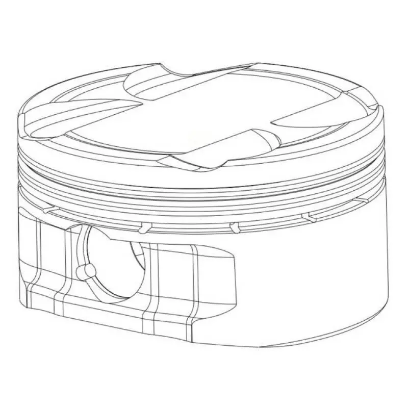 Cp Pistons & Rings Set For Honda F20C Engine – 89Mm Bore, +2.0Mm Oversize, 9.6:1 Compression 1