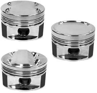Manley Forged Piston Set For 1994–2001 Acura Integra Gsr (B18C1) – 81Mm Std Bore, 9.0:1 Dish, Includes Rings 1